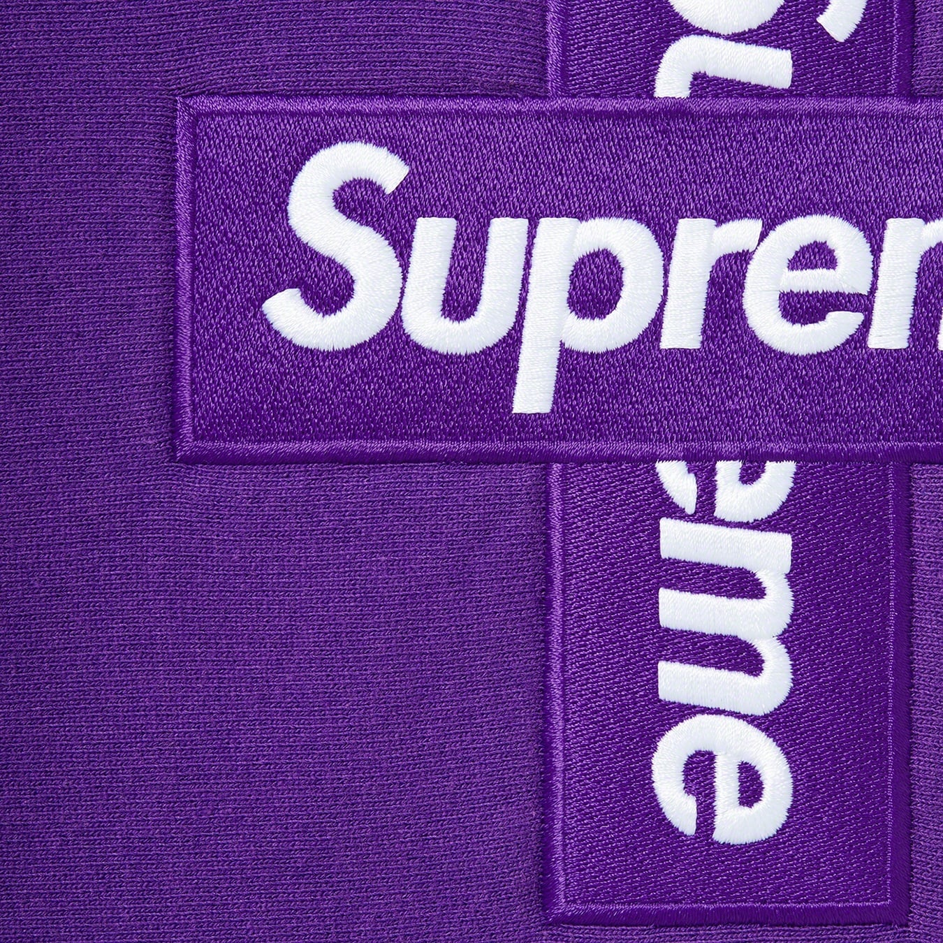 Cross Box Logo Hooded Sweatshirt view 4
